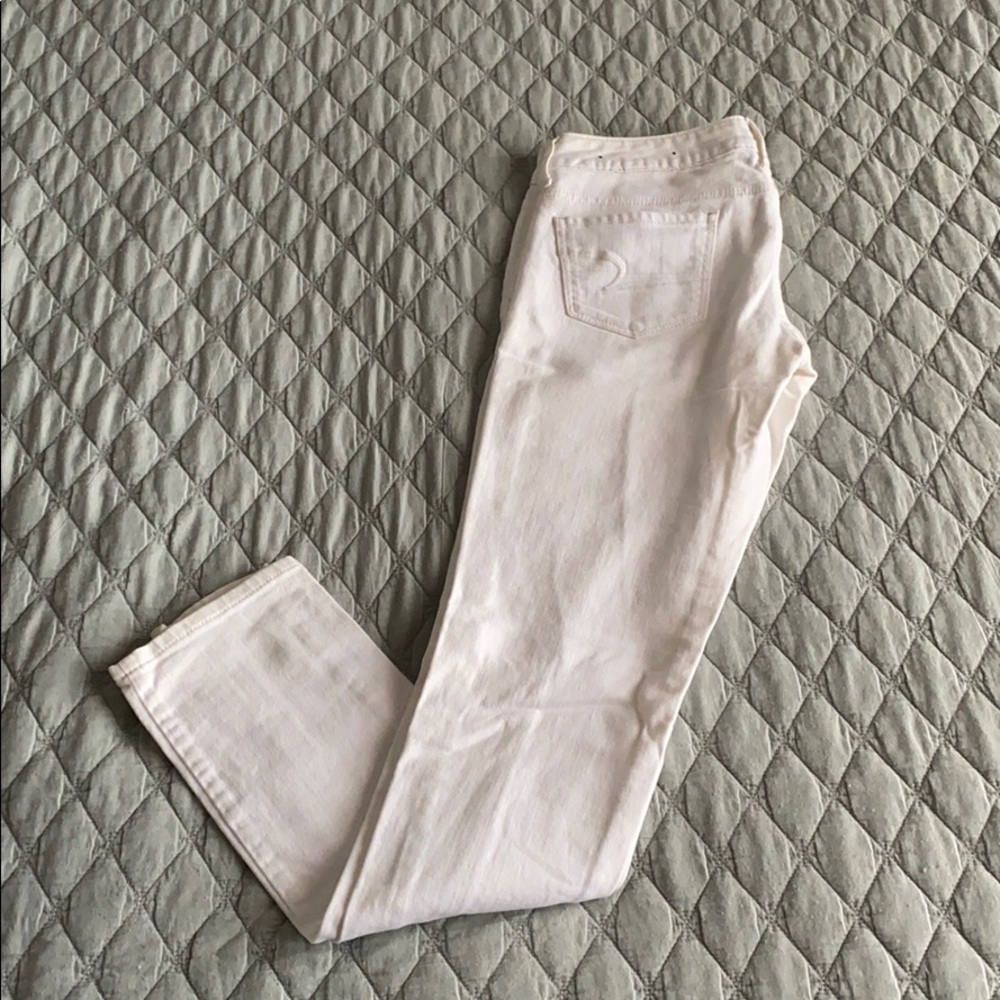 American Eagle Stretch Jeans - White